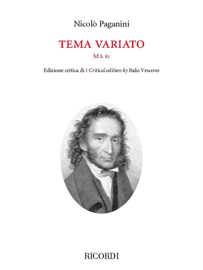 Tema variato M.S. 82 - Edizione critica di Italo Vescovo - pro housle